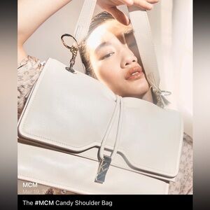 MCM candy shoulder bag in pink tint (beige)